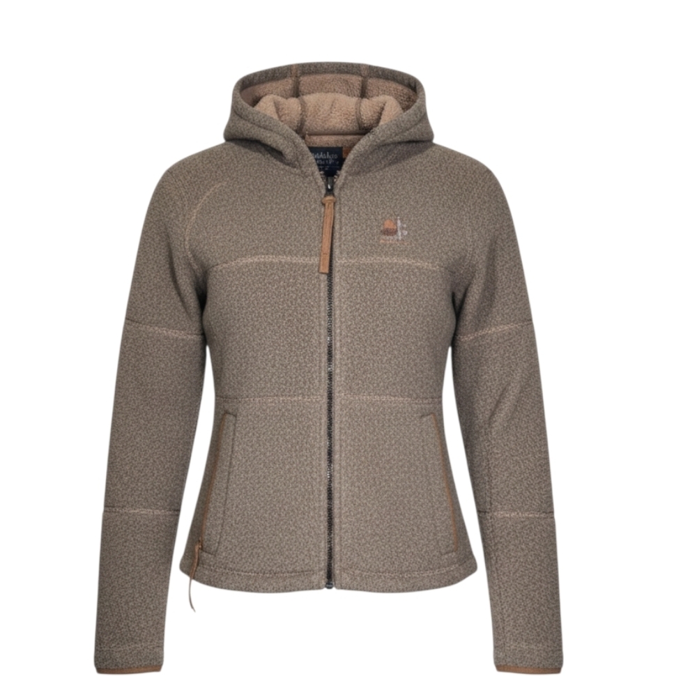 Stormtech Women’s Fleece Zip-Up Hooded Jacket – Size Medium Banff Canada Logo